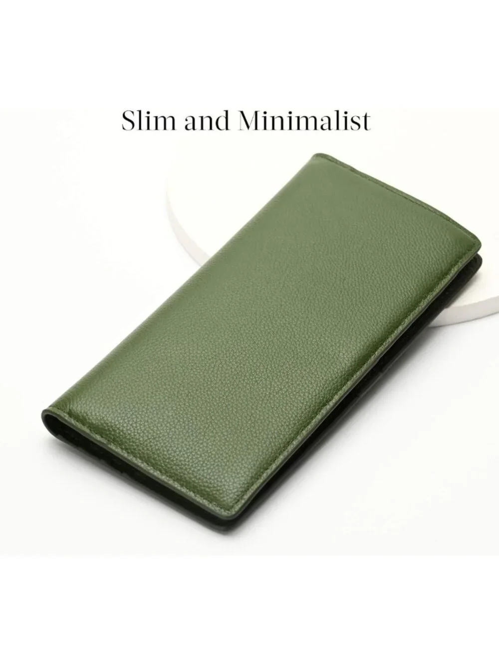 Ultra Slim Thin Leather RFID Blocking Bifold Wallet Clutch for Women - Stylish